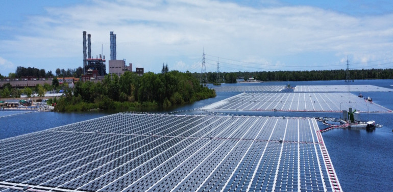 NSPCL Commissions 15 MW Bhilai Floating Solar Plant; NTPC Completes 176 MW Ramagundam Solar Project