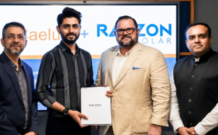 Rayzon Solar Partners with Caelux to Develop 5 GW of High-Efficiency Perovskite-Silicon Solar Module Capacity in India 